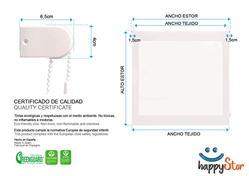 HappyStor HSCI98005 Estor Enrollable Estampado Digital Infantil Tejido TraslĂșcido Medida Total Estor:85x180 (**Solo Ancho Tela:81-82cm.**) HappyStor HSCI98005 Estor Enrollable Estampado Digital Infantil Tejido TraslĂșcido Medida Total Estor:85x180 (**Solo Ancho Tela:81-82cm.**)