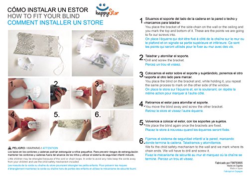 HappyStor HSCI98005 Estor Enrollable Estampado Digital Infantil Tejido TraslĂșcido Medida Total Estor:85x180 (**Solo Ancho Tela:81-82cm.**) HappyStor HSCI98005 Estor Enrollable Estampado Digital Infantil Tejido TraslĂșcido Medida Total Estor:85x180 (**Solo Ancho Tela:81-82cm.**)
