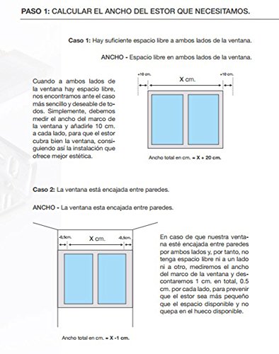 HappyStor HSCZ1465 Estor Enrollable Estampado Digital Zen Tejido Traslúcido Medida Total Estor:125x250 (**Solo Ancho Tela:121-122cm.**)