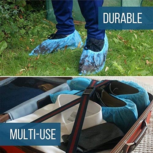 Happyyami Dispensador Automático de La Cubierta Del Zapato de La Máquina con 100Pcs La Cubierta Plástica Desechable Del Zapato de La Bota para La Oficina en Casa Médica