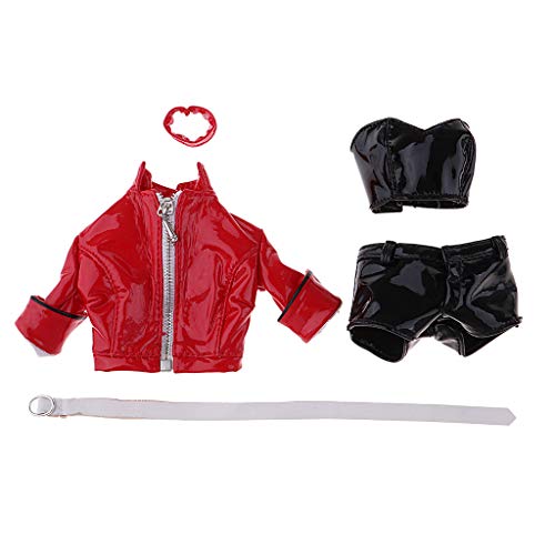 harayaa 1: 6 Chaqueta de Cuero PU para Mujer, Pantalones, Traje para Accesorios de Figuras de Acción de 12 Pulgadas harayaa 1: 6 Chaqueta de Cuero PU para Mujer, Pantalones, Traje para Accesorios de Figuras de Acción de 12 Pulgadas