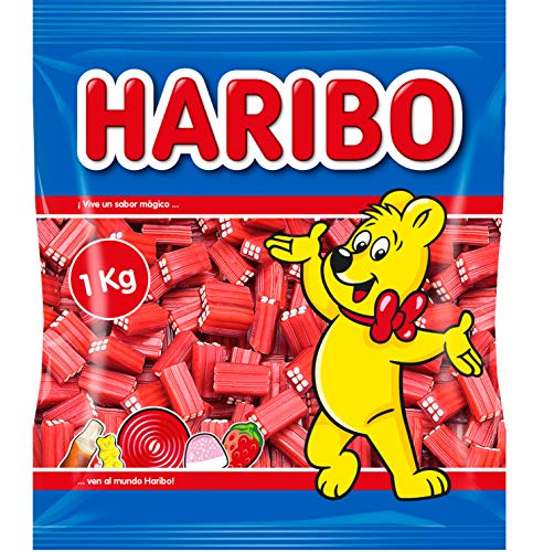 Haribo Ladrillos Nata Fresa Gominolas - 1000 gr