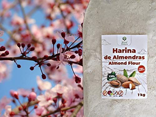 Harina de Almedras 1Kg – Ideal para Reposteria – Sin Gluten – 100 % Natural y de Origen Nacional – No Transgenica – Molida Fina - Vegana