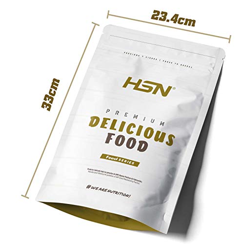 Harina de Arroz de HSN | Rice Flour | Energía Saludable 100% Natural | Formato de Finísima Textura en Polvo | Vegana, Sin Gluten, Sin Lactosa, Sin Soja, Sin Sabor, 1 Kg