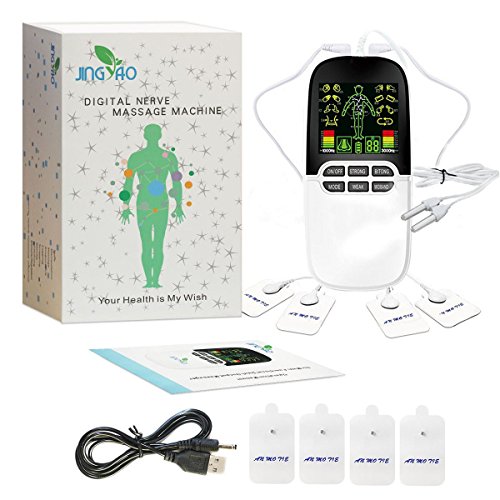 HARPIMER Electroestimulador Digital Masaje, Masajeador Recargable con 16 Modos Ideal para Impulso Adecuado para Tratar el estrés del Cuello, Dolor ciático y Alivio del Muscular HARPIMER Electroestimulador Digital Masaje, Masajeador Recargable con 16 Modos Ideal para Impulso Adecuado para Tratar el estrés del Cuello, Dolor ciático y Alivio del Muscular