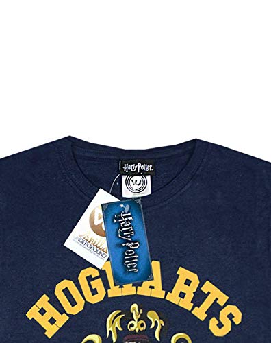 Harry Potter - camiseta para niños con el escudo de Hogwarts Azul azul 9-11 años