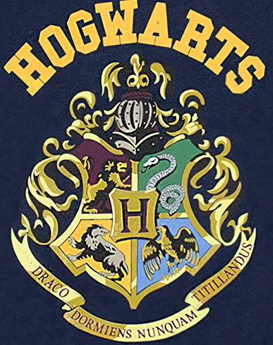 Harry Potter - camiseta para niños con el escudo de Hogwarts Azul azul 9-11 años