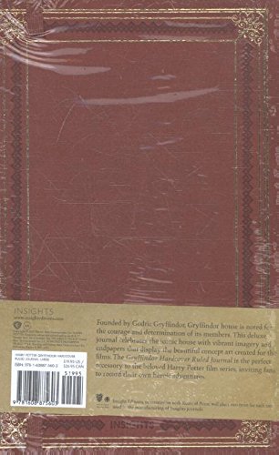 Harry Potter Gryffindor Hardcover Ruled Journal: Gryffindor, Ruled