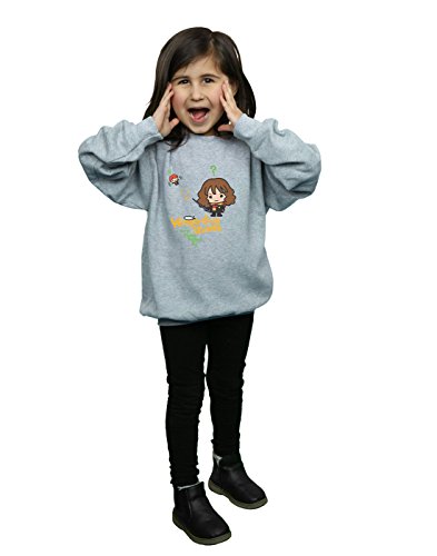 HARRY POTTER niñas Hermione Granger Wingardium Leviosa Junior Camisa De Entrenamiento 7-8 Years Gris Sport HARRY POTTER niñas Hermione Granger Wingardium Leviosa Junior Camisa De Entrenamiento 7-8 Years Gris Sport