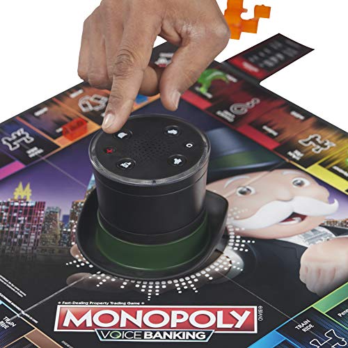 Hasbro Gaming E4816GC2 Monopoly Voice Banking - Juego Familiar controlado por Voz, a Partir de 8 años, Multicolor