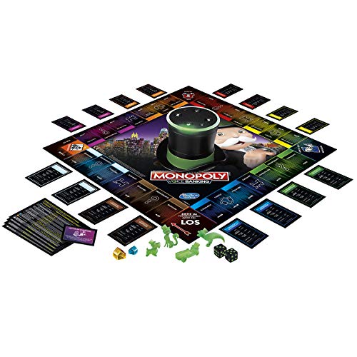 Hasbro Gaming E4816GC2 Monopoly Voice Banking - Juego Familiar controlado por Voz, a Partir de 8 años, Multicolor