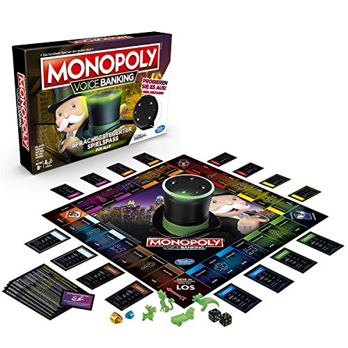 Hasbro Gaming E4816GC2 Monopoly Voice Banking - Juego Familiar controlado por Voz, a Partir de 8 años, Multicolor