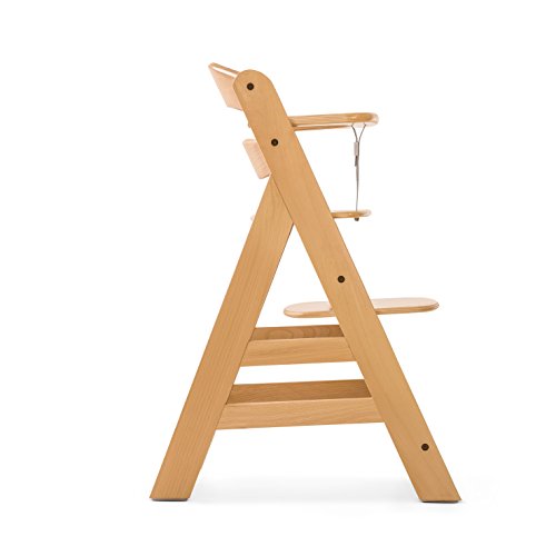 Hauck Alpha - Trona alta, trona de madera desde 6 meses, evolutiva, regulable en altura, soporta hasta 90 kg, apto para recien nacidos combinando con la hamaquita Alpha Bouncer, natural Hauck Alpha - Trona alta, trona de madera desde 6 meses, evolutiva, regulable en altura, soporta hasta 90 kg, apto para recien nacidos combinando con la hamaquita Alpha Bouncer, natural