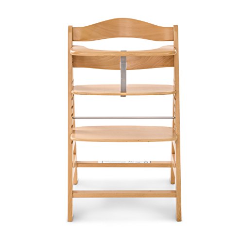 Hauck Alpha - Trona alta, trona de madera desde 6 meses, evolutiva, regulable en altura, soporta hasta 90 kg, apto para recien nacidos combinando con la hamaquita Alpha Bouncer, natural Hauck Alpha - Trona alta, trona de madera desde 6 meses, evolutiva, regulable en altura, soporta hasta 90 kg, apto para recien nacidos combinando con la hamaquita Alpha Bouncer, natural