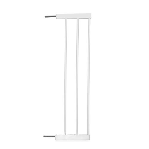 Hauck Open N Stop Puerta de Seguridad con Extensión de 21 cm, 96-101 cm, Sin Agujeros en la Pared, Combinable con Y-Spindel Para Barandillas, Blanco