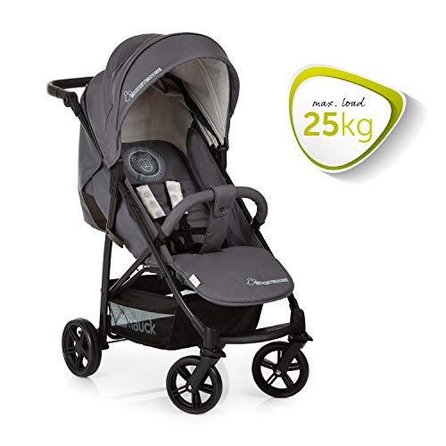 Hauck Rapid 4X Silla de paseo ligera desde nacimiento hasta 25 kg, Niños, Gris