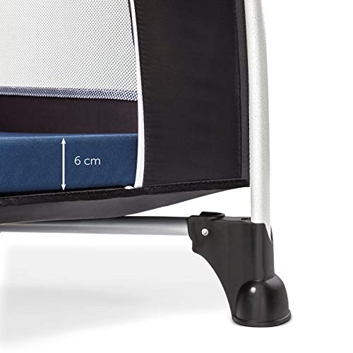 Hauck Sleeper 60 x 120 cm, colchón de espuma 6cm de grosor, para cunas de viaje, plegable en 3 partes, incluida bolsa de transporte, Navy (azul) (H-89090-EN-000-T06) Hauck Sleeper 60 x 120 cm, colchón de espuma 6cm de grosor, para cunas de viaje, plegable en 3 partes, incluida bolsa de transporte, Navy (azul) (H-89090-EN-000-T06)