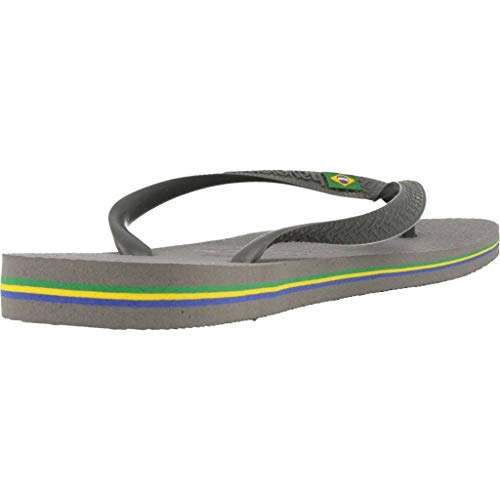 Havaianas Brasil, Chanclas Unisex Adulto, Gris (Steel Grey), 41-42 EU