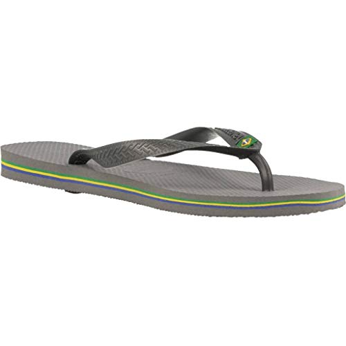 Havaianas Brasil, Chanclas Unisex Adulto, Gris (Steel Grey), 41-42 EU