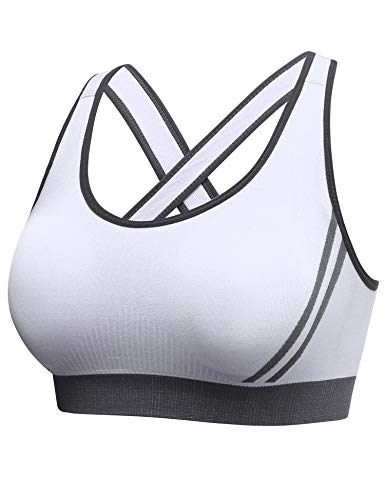 Hawiton Sujetador Deportivo Mujer Sujetador de Ejercicio Cómodo Bra Deportivo Sujetador Negro Deportivo Niña Sin Costuras Almohadilla Desmontable para Fitness Yoga Pilates Bailar Correr Hawiton Sujetador Deportivo Mujer Sujetador de Ejercicio Cómodo Bra Deportivo Sujetador Negro Deportivo Niña Sin Costuras Almohadilla Desmontable para Fitness Yoga Pilates Bailar Correr