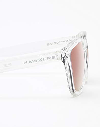 HAWKERS - Gafas de sol para hombre y mujer ONE , Transparente / Rosa