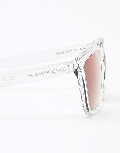HAWKERS - Gafas de sol para hombre y mujer ONE , Transparente / Rosa HAWKERS - Gafas de sol para hombre y mujer ONE , Transparente / Rosa