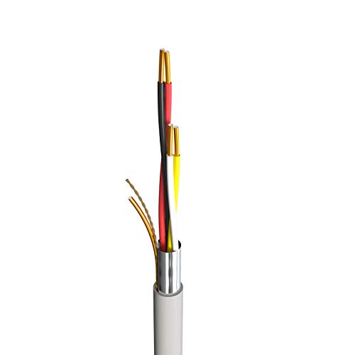 HB-DIGITAL 25 m de cable telefónico 2 x 2 x 0,6 J-Y(ST) Y cable de instalación JYSTY 4 cables telefónicos