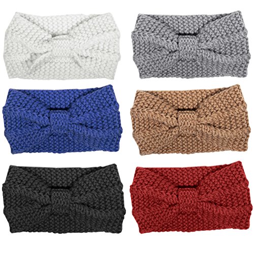 HBF 6 Piezas Diadema Mujer Invierno Vendas Elasticas Anchas Tejida Lana Cintas Para El Pelo Mujer Accesorio Pelo HBF 6 Piezas Diadema Mujer Invierno Vendas Elasticas Anchas Tejida Lana Cintas Para El Pelo Mujer Accesorio Pelo