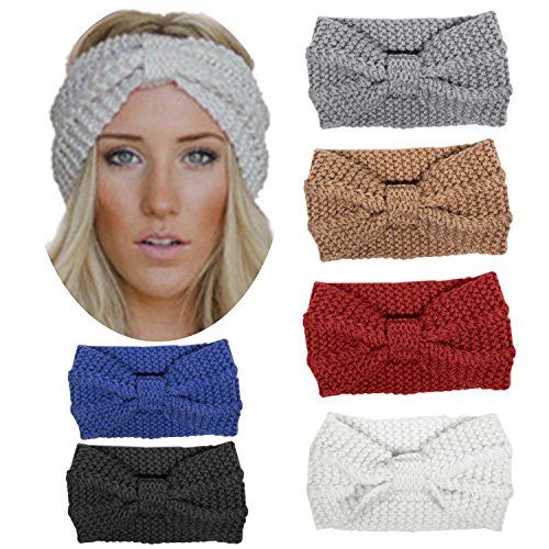 HBF 6 Piezas Diadema Mujer Invierno Vendas Elasticas Anchas Tejida Lana Cintas Para El Pelo Mujer Accesorio Pelo HBF 6 Piezas Diadema Mujer Invierno Vendas Elasticas Anchas Tejida Lana Cintas Para El Pelo Mujer Accesorio Pelo