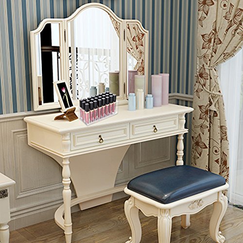 hblife 24 Espacios acrílico Brillo de Labios pintalabios Soporte Organizador de Maquillaje de Almacenamiento Caso Claro para Las Mujeres hblife 24 Espacios acrílico Brillo de Labios pintalabios Soporte Organizador de Maquillaje de Almacenamiento Caso Claro para Las Mujeres
