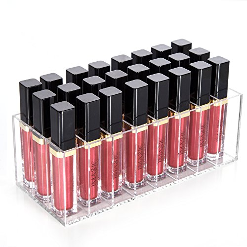 hblife 24 Espacios acrílico Brillo de Labios pintalabios Soporte Organizador de Maquillaje de Almacenamiento Caso Claro para Las Mujeres hblife 24 Espacios acrílico Brillo de Labios pintalabios Soporte Organizador de Maquillaje de Almacenamiento Caso Claro para Las Mujeres