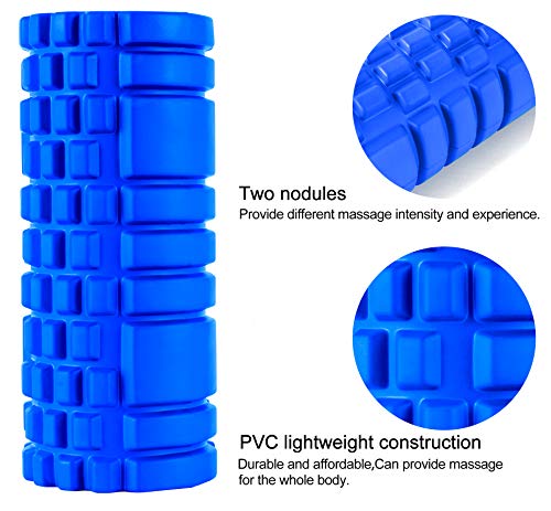 HBselect 4 Piezas Masajes Muscular,Rodillo Masaje Kit, Rulo Masaje,Bola Masaje,Rollo Masaje para Muscular Pies y Espalda Pierna Fitness HBselect 4 Piezas Masajes Muscular,Rodillo Masaje Kit, Rulo Masaje,Bola Masaje,Rollo Masaje para Muscular Pies y Espalda Pierna Fitness