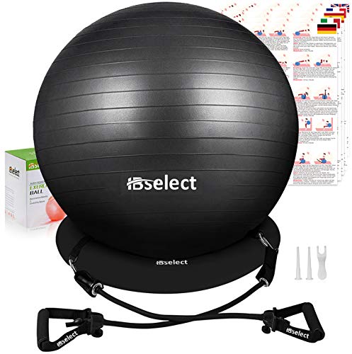 HBselect Balones De Ejercicio Fitness Pelota Pilates Embarazadas Bola De Equilibrio Fitness para Gimnasio Yoga HBselect Balones De Ejercicio Fitness Pelota Pilates Embarazadas Bola De Equilibrio Fitness para Gimnasio Yoga