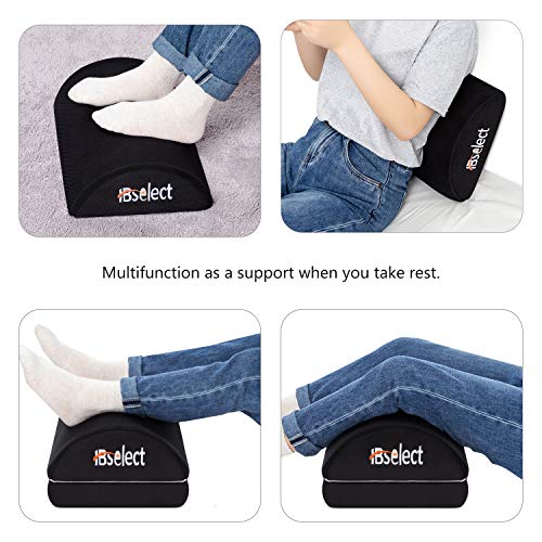 HBselect reposapies Oficina Ergonómico Espuma Memoria Reposapies Escritorio para Relajarse Los Pies Reducción del Dolor apoya pies Oficina Antideslizante con Funda Desmontable y Lavable HBselect reposapies Oficina Ergonómico Espuma Memoria Reposapies Escritorio para Relajarse Los Pies Reducción del Dolor apoya pies Oficina Antideslizante con Funda Desmontable y Lavable