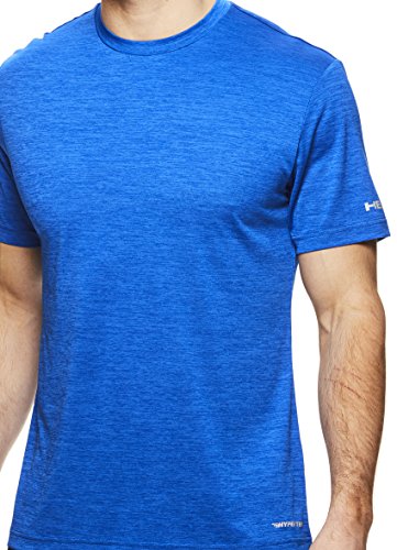 HEAD Men's Ultra Hypertek Crewneck Gym Training & Workout T-Shirt - Short Sleeve Activewear Top