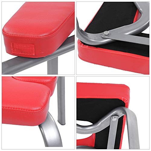 Headstand Chair, Yoga Chair Head Stand Taburete Silla Banco Banco de inversión Headstander Fitness Kit Rojo