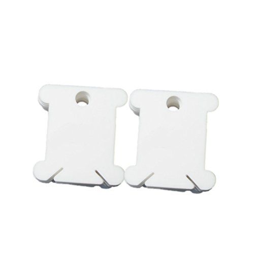Healifty 100 unids Hilo de Bordar de Bobina de Hilo de Plástico Tarjetas de Punto de Cruz Bobinado Organizador de Hilo de Coser DIY de Costura de Almacenamiento (Blanco) Healifty 100 unids Hilo de Bordar de Bobina de Hilo de Plástico Tarjetas de Punto de Cruz Bobinado Organizador de Hilo de Coser DIY de Costura de Almacenamiento (Blanco)
