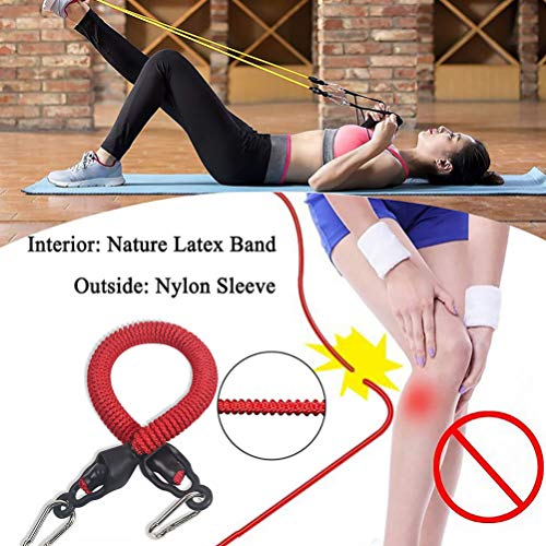 HEALLILY Sentarse Tirar de La Cuerda Tensión de Cuatro Resortes Pedal de Pie Equipo de Sentadillas para El Recortador de Barriga Abdominal Ejercitador de Piernas Deporte Culturismo Fitness HEALLILY Sentarse Tirar de La Cuerda Tensión de Cuatro Resortes Pedal de Pie Equipo de Sentadillas para El Recortador de Barriga Abdominal Ejercitador de Piernas Deporte Culturismo Fitness