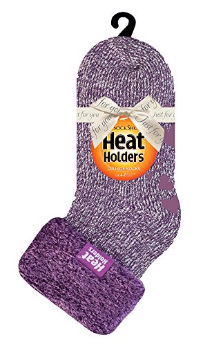 Heat Holders - Mujer Invierno Cómodo Confortables Térmico Diseño Caliente Fantasia Colores Gruesa Calcetines para Frío (37-42 eu, HHL05)