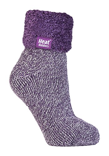 Heat Holders - Mujer Invierno Cómodo Confortables Térmico Diseño Caliente Fantasia Colores Gruesa Calcetines para Frío (37-42 eu, HHL05)