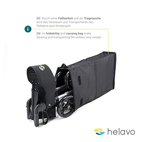 HELAVO - andador para ancianos - caminadores de aluminio plegables para mayores HELAVO - andador para ancianos - caminadores de aluminio plegables para mayores