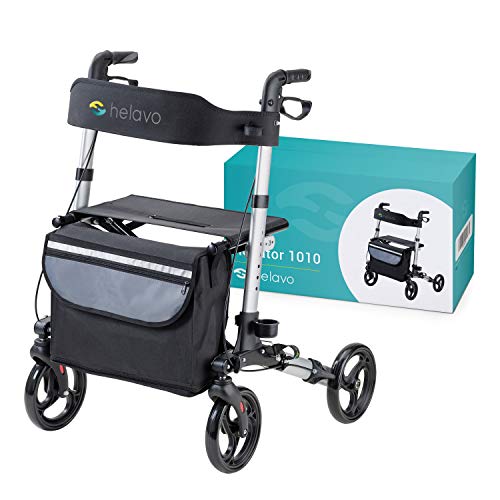 HELAVO - andador para ancianos - caminadores de aluminio plegables para mayores HELAVO - andador para ancianos - caminadores de aluminio plegables para mayores