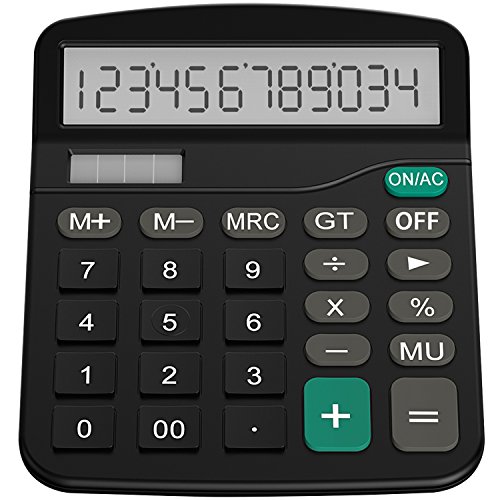 Helect H1001- Calculadora Básica, Energía Solar, Negro Helect H1001- Calculadora Básica, Energía Solar, Negro