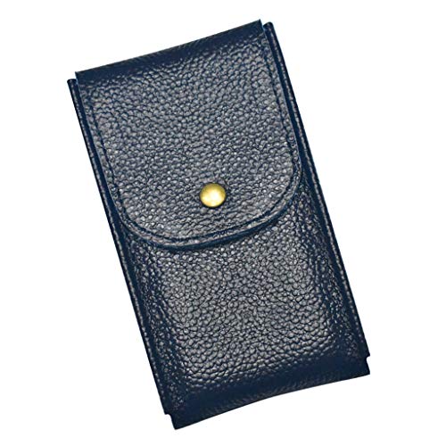 Hellery Delicada Funda De Cuero para Reloj Individual, Reloj De Pulsera, Estuche para Viajar - Azul Marino Hellery Delicada Funda De Cuero para Reloj Individual, Reloj De Pulsera, Estuche para Viajar - Azul Marino