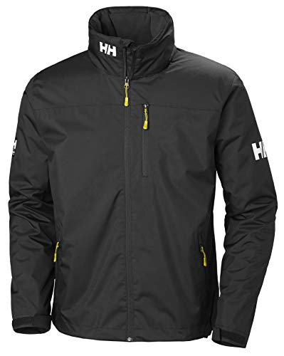 Helly Hansen Crew Hooded Midlayer - Chaqueta Impermeable, Cortavientos y Transpirable, con Forro Polar y Capucha Integrados, Hombre, Negro (990 Black), M Helly Hansen Crew Hooded Midlayer - Chaqueta Impermeable, Cortavientos y Transpirable, con Forro Polar y Capucha Integrados, Hombre, Negro (990 Black), M
