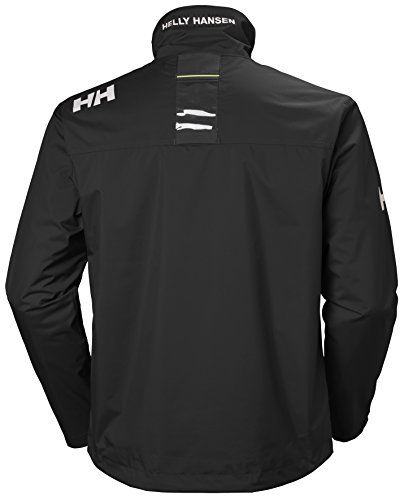 Helly Hansen Crew Midlayer Chaqueta deportiva impermeable, Hombre, Negro (Black 990), L