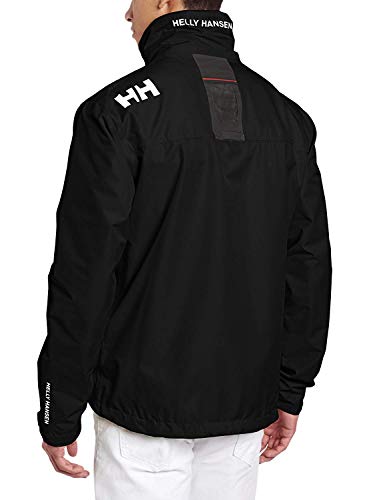 Helly Hansen Crew Midlayer Chaqueta deportiva impermeable, Hombre, Negro (Black 990), L