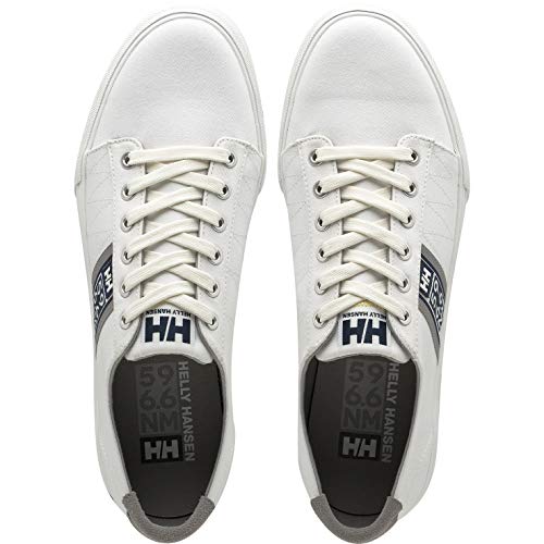 Helly Hansen Salt Flag F-1, Zapatillas Hombre, Blanco (White/Evening Blue/New Light Grey/Off White 001), 42.5 EU