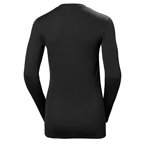 Helly Hansen W Lifa Crew, camiseta de deporte interior para dama, con mangas largas a rayas, tejido ultraligero de Lifa 100% Helly Hansen W Lifa Crew, camiseta de deporte interior para dama, con mangas largas a rayas, tejido ultraligero de Lifa 100%