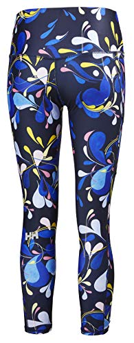 Helly Hansen W Verglas 7/8 Tights Leggings, Mujer, Sling Navy Print, L Helly Hansen W Verglas 7/8 Tights Leggings, Mujer, Sling Navy Print, L